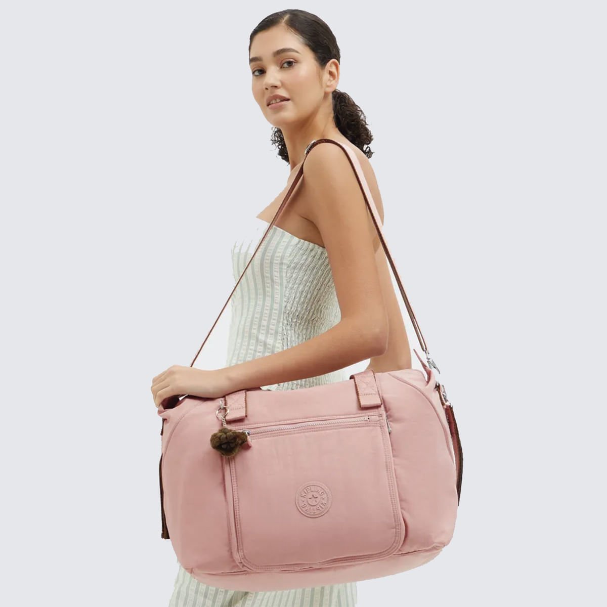 Bolsa Kipling New Art M Baby Bag Rosa I99280PN Rosa 9