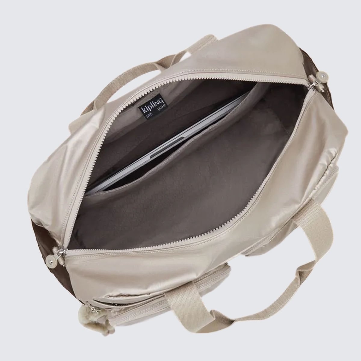 Bolsa Kipling Defea Xl Dourado I557748I Dourado 4