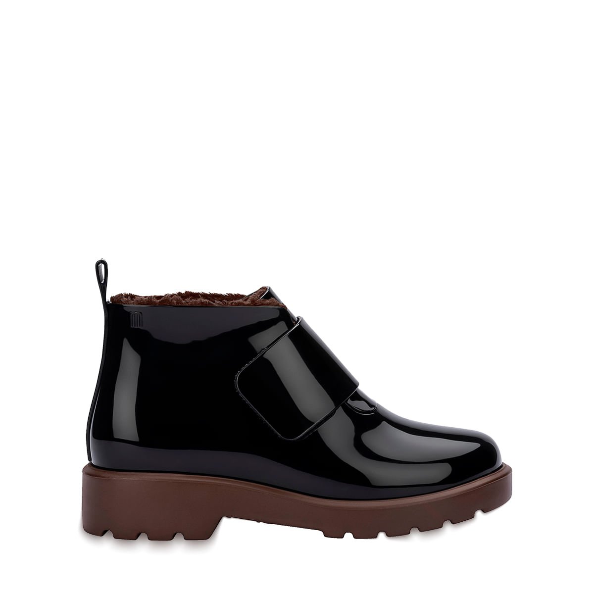 Mini Melissa Chelsea Boot Preto Bronze 33835