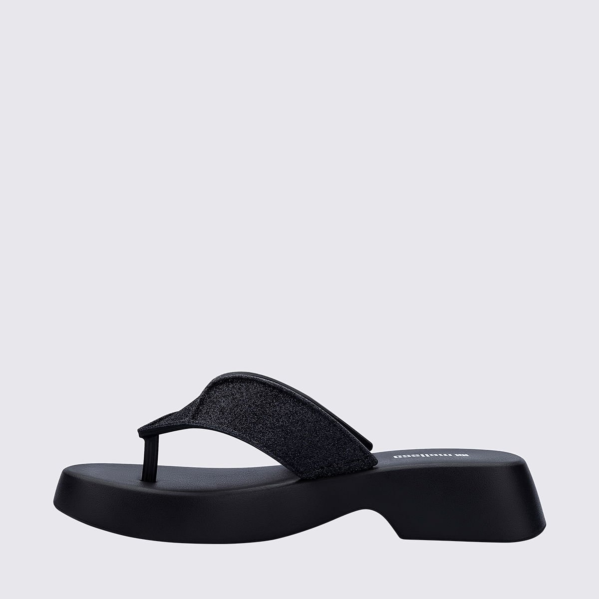 Melissa Flatform M Lover Glitter Preto 38065 Preto 2