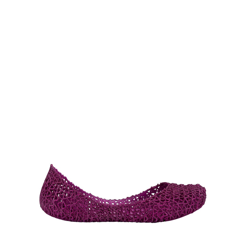 Mini Melissa Campana Papel Infantil Rosa Pink Glitter 32996RPG