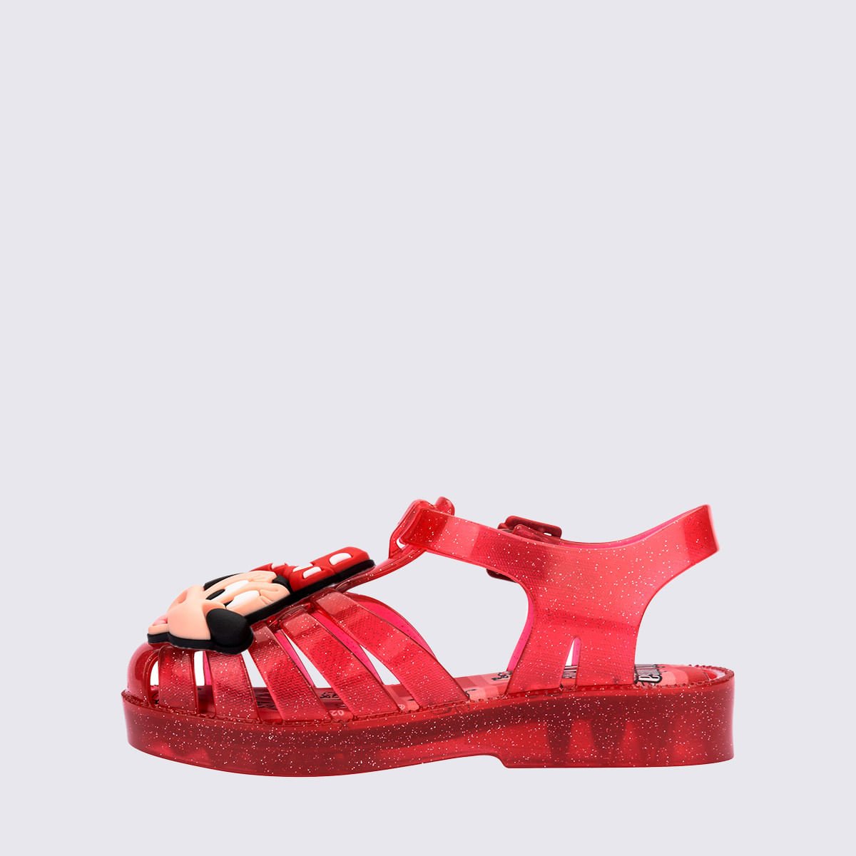 Mini Melissa Possession + Minnie Mouse Baby Vermelho Glitter 36105 Vermelho 2