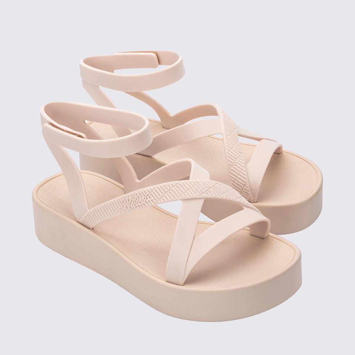 Melissa Sun Barra Platform Bege 36065 Bege 3