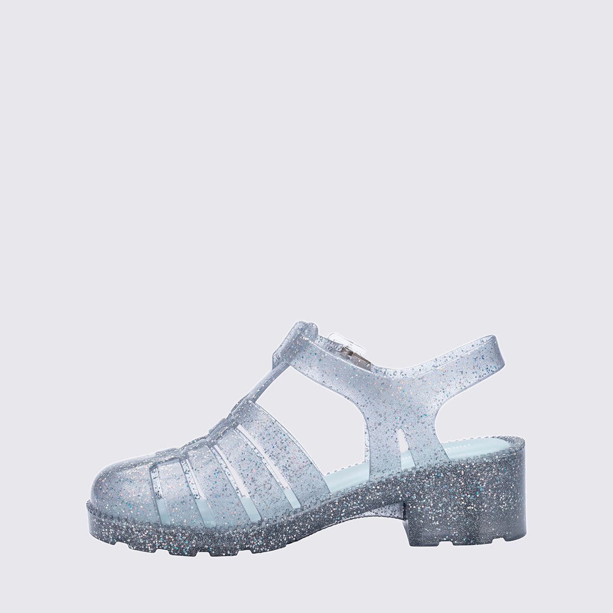 Mini Melissa Possession Heel Infantil Vidro Glitter Azul 35950 Azul 2