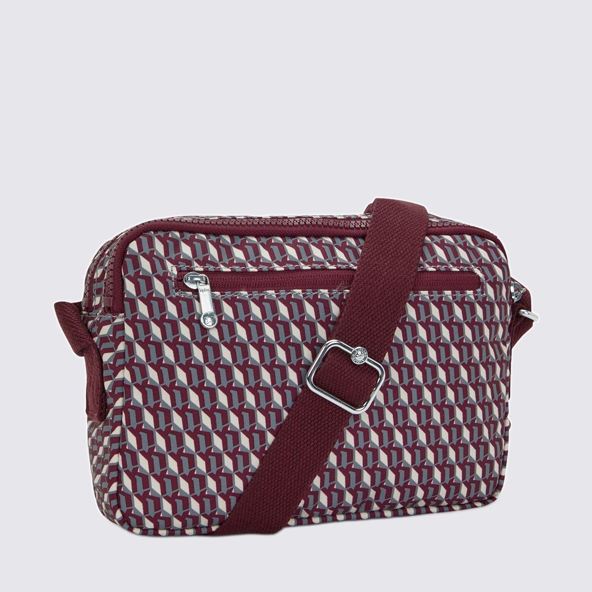 Bolsa Kipling Abanu M Estampado I62371PB Vinho 2