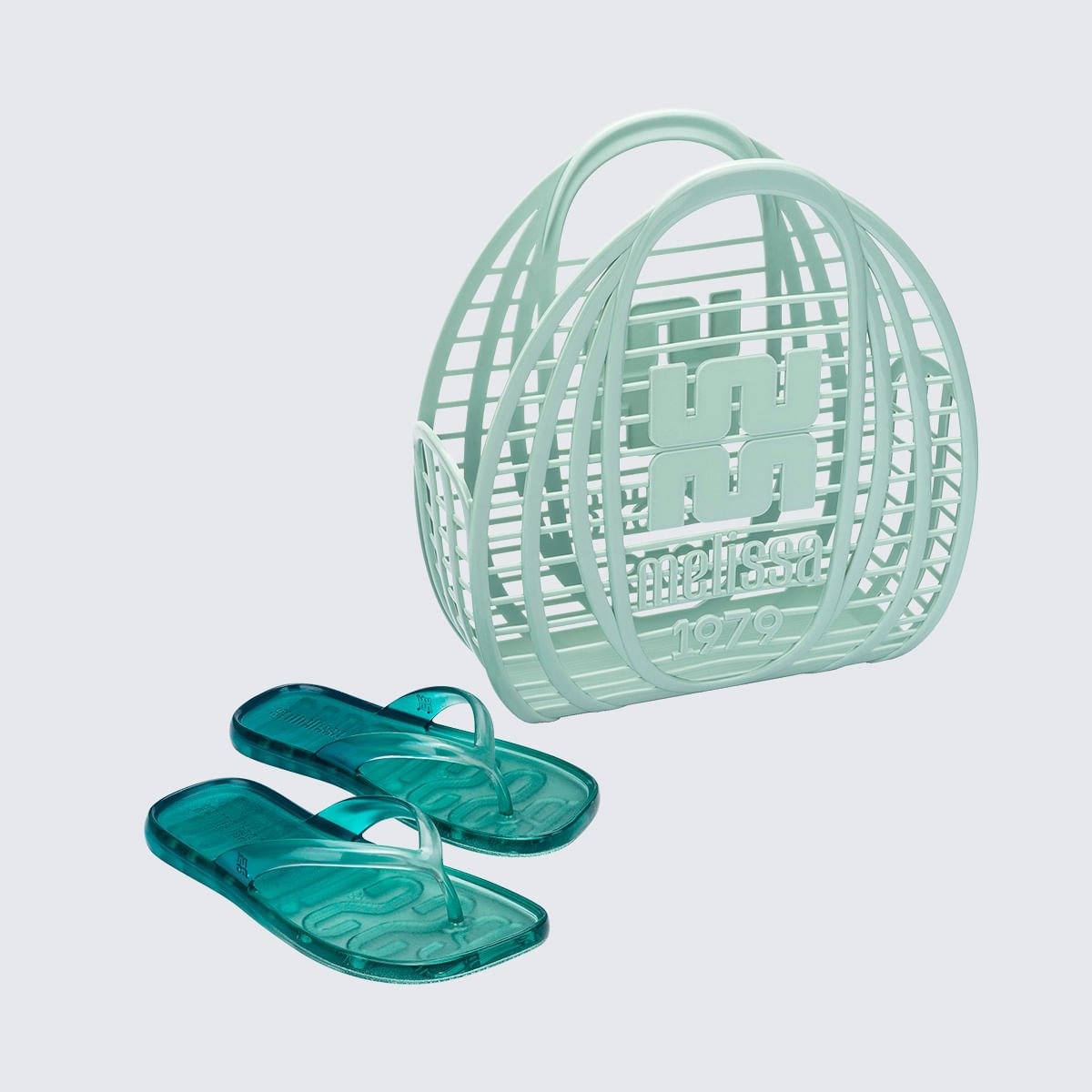 Melissa + Bolsa Beachwear Verde Azul 37864 Verde 4
