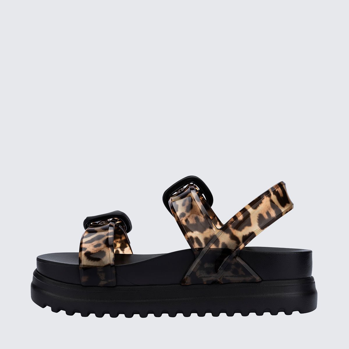 Melissa Cozy Sandal Platform Preto Marrom 38077 Preto 2