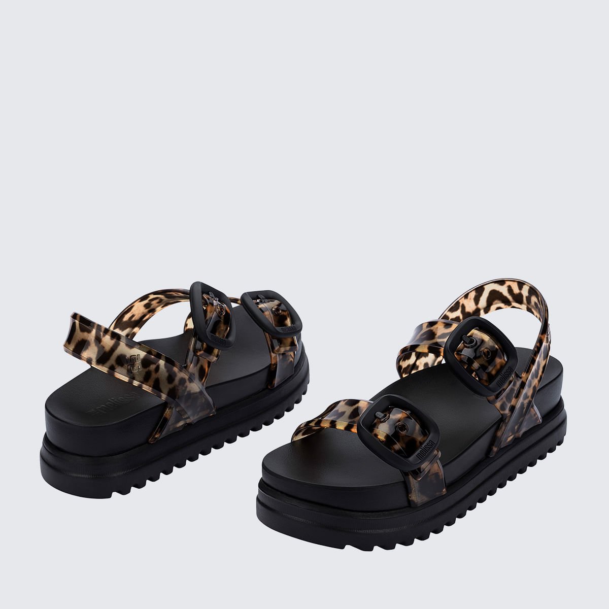 Melissa Cozy Sandal Platform Preto Marrom 38077 Preto 4