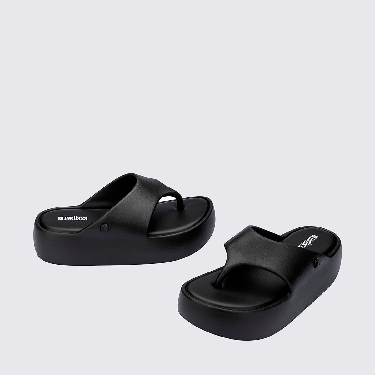Melissa Free Platform Thong Preto 36088 Preto 5