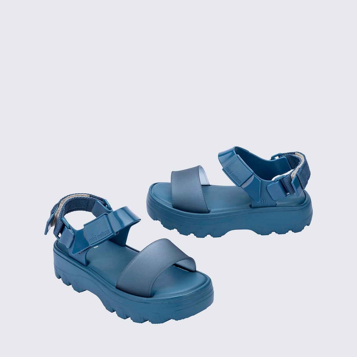 Mini Melissa Kick Off Sandal Infantil Azul 35692A Azul 4