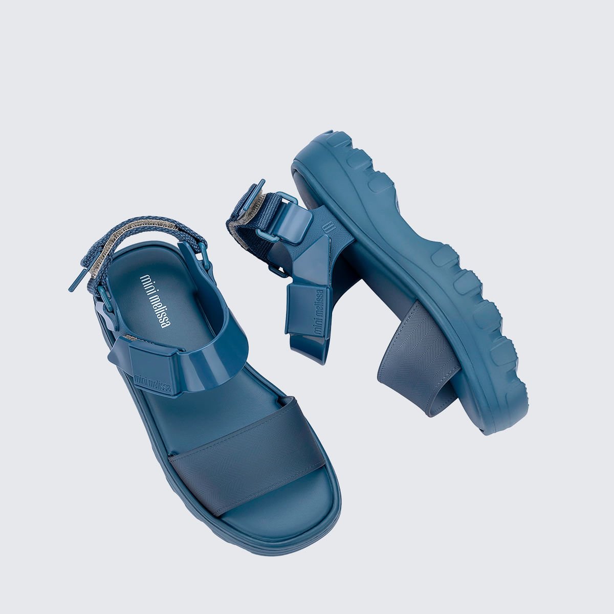 Mini Melissa Kick Off Sandal Infantil Azul 35692A Azul 5