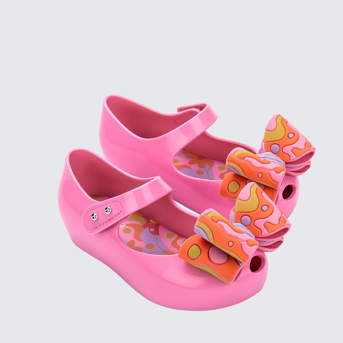 Mini Melissa Ultragirl Wonderland Baby Rosa Laranja 36183 Rosa 3