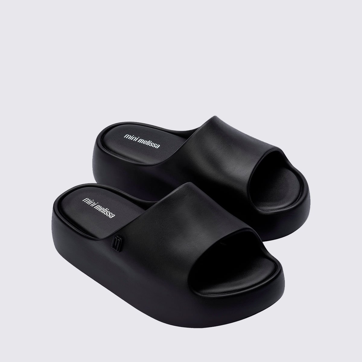 Mini Melissa Free Platform Slide Infantil Preto 37805 Preto 3