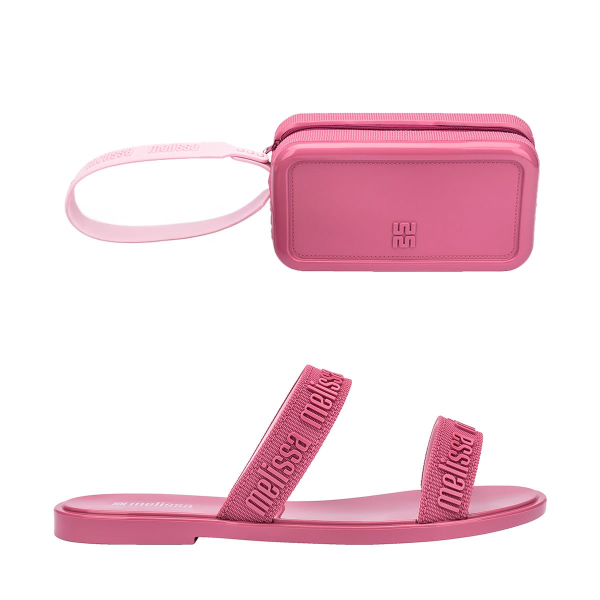 Melissa + Bolsa Duo M Lover Lilás Rosa 36628