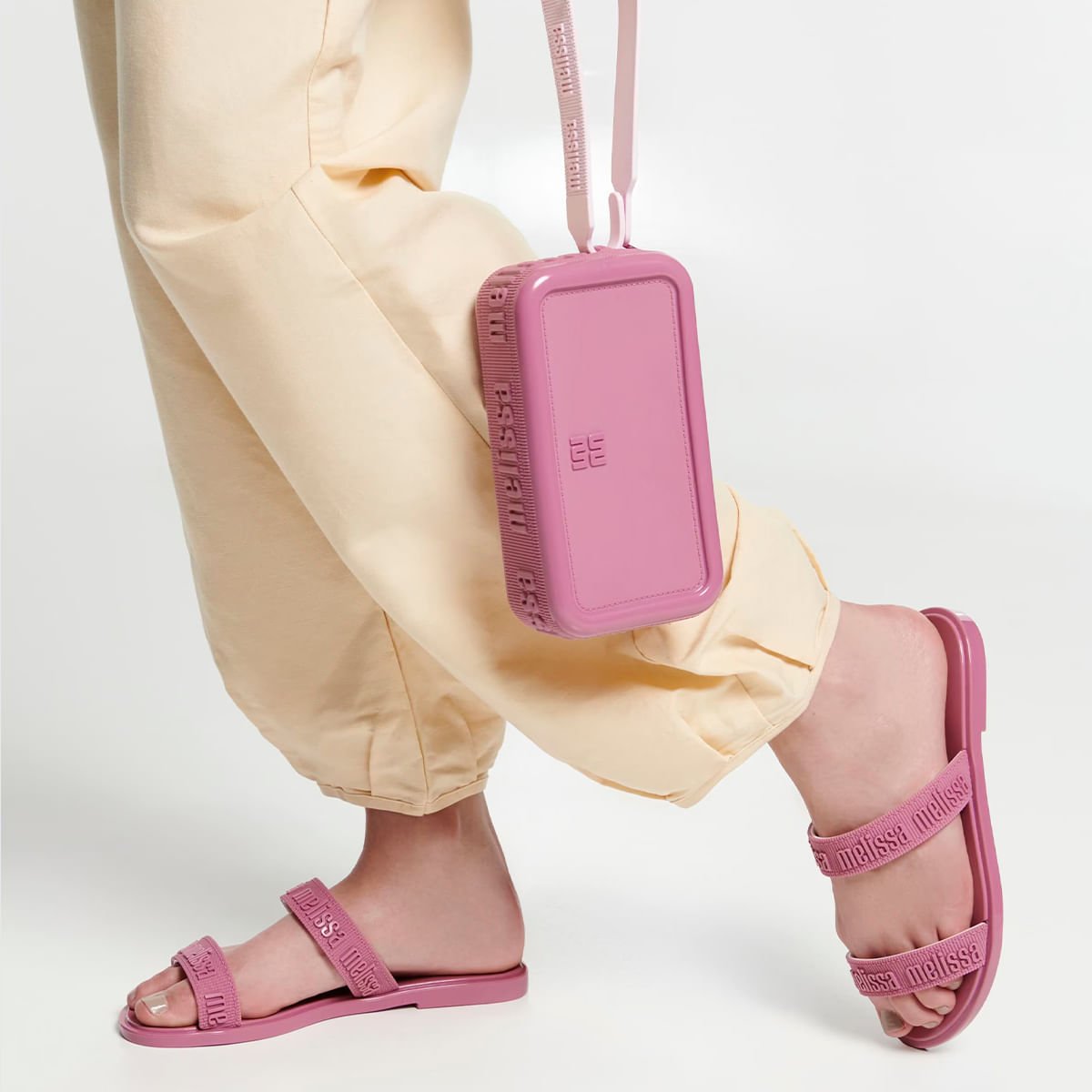 Melissa + Bolsa Duo M Lover Lilás Rosa 36628 Rosa 6
