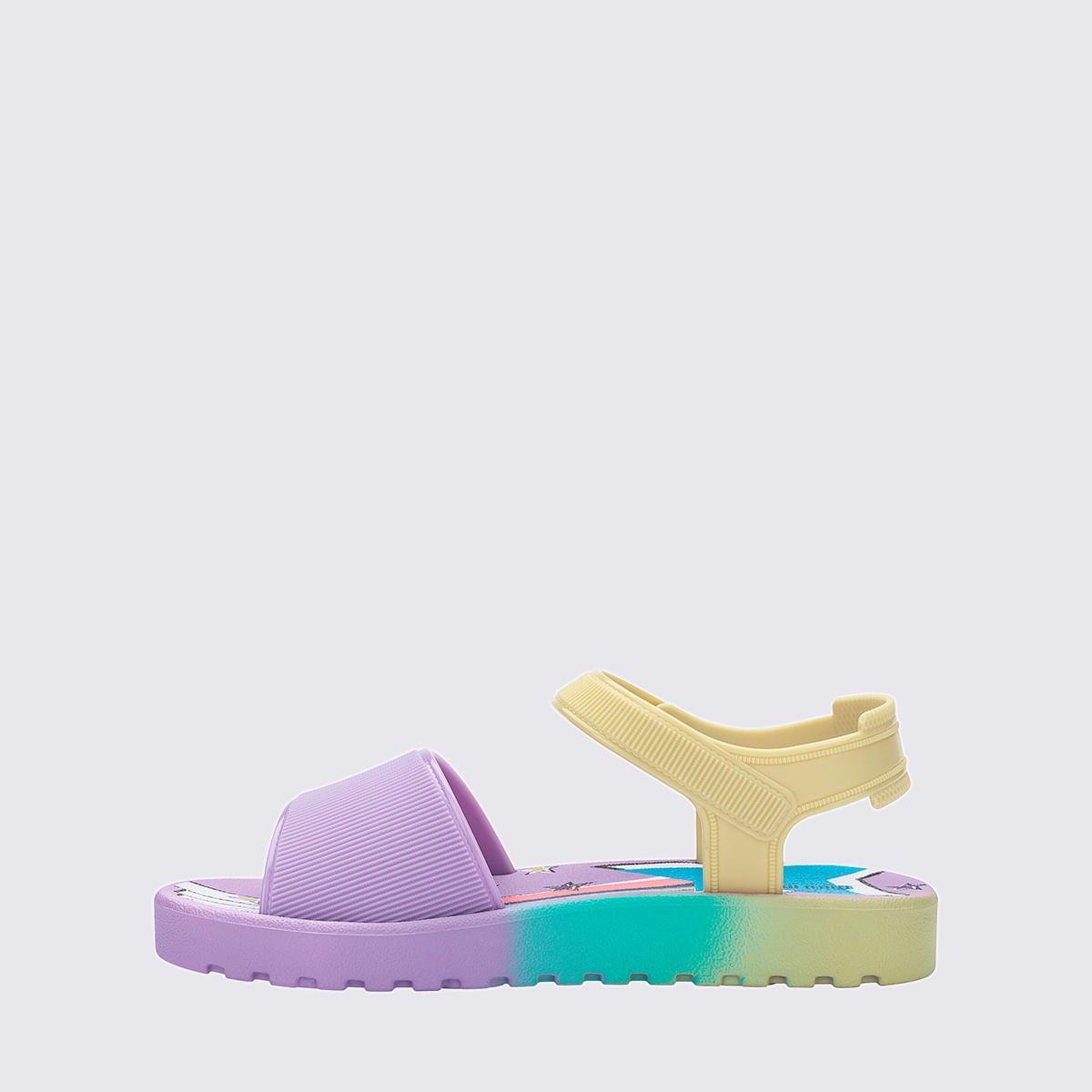 Mini Melissa Colors Baby Lilás Verde 37105 Multicores 2