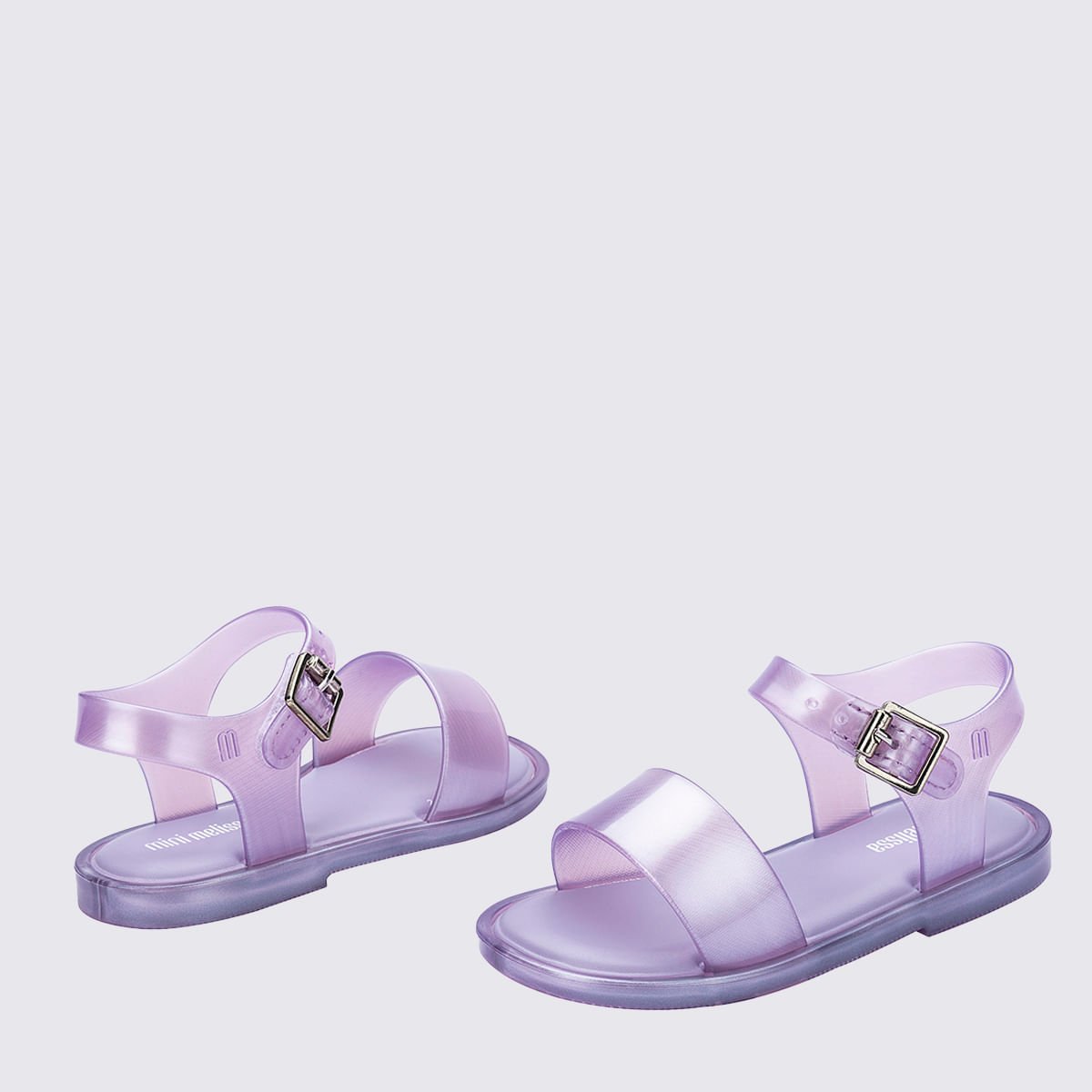 Mini Melissa Mar Sandal IV Baby Lilás Perolado 32633 Lilás 4