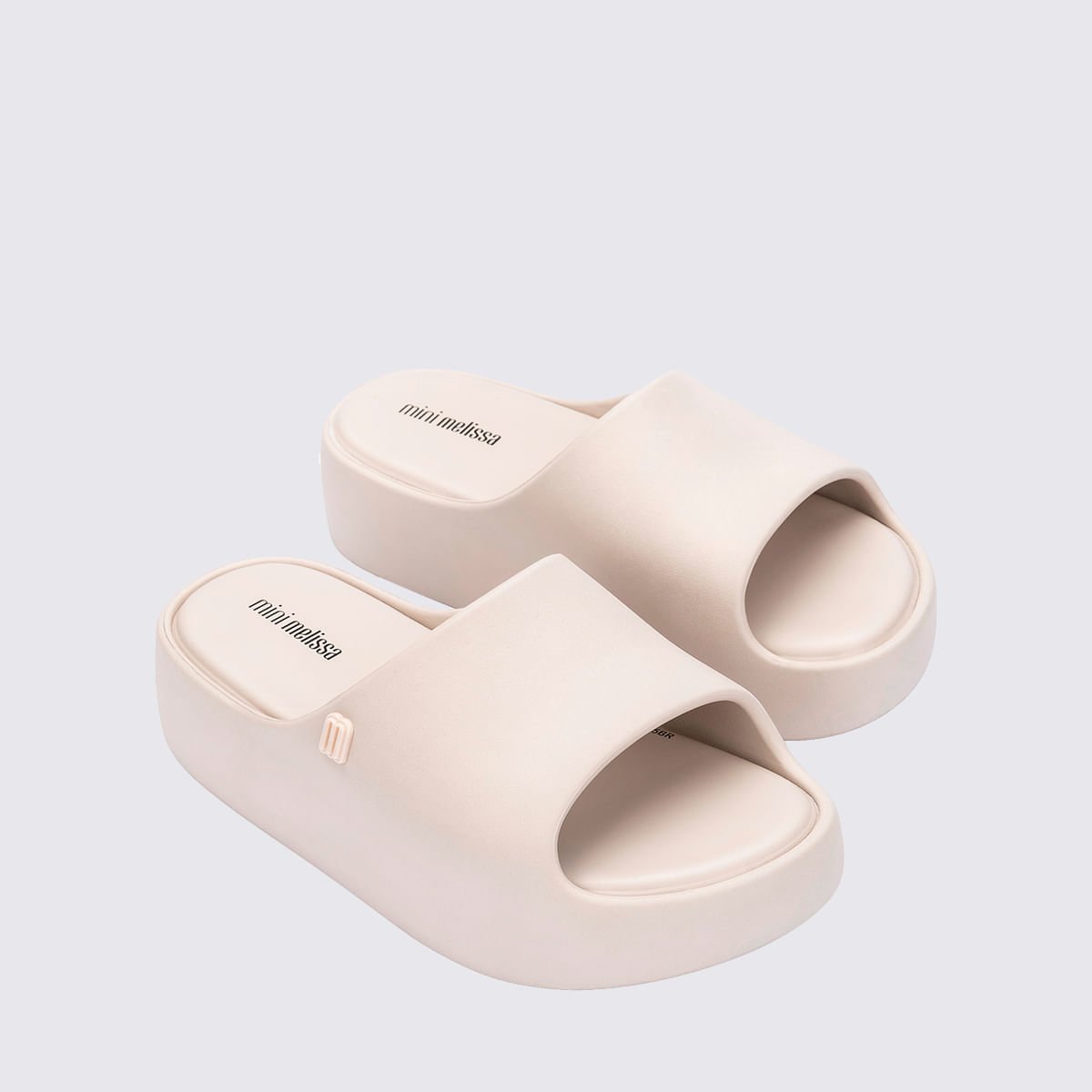 Mini Melissa Free Platform Slide Infantil Bege 37805 Bege 3
