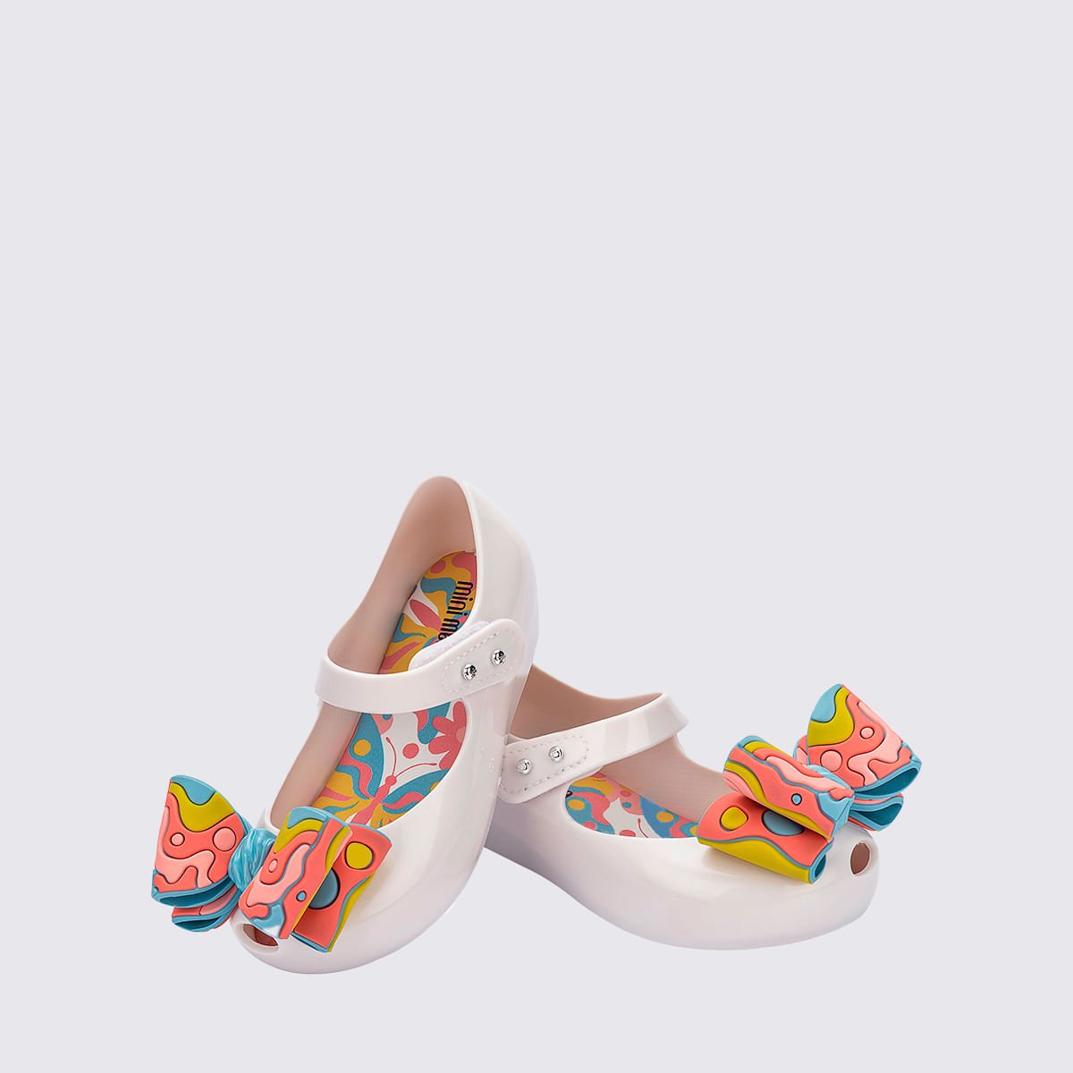 Mini Melissa Ultragirl Wonderland Baby Branco Rosa 36183 Branco 4
