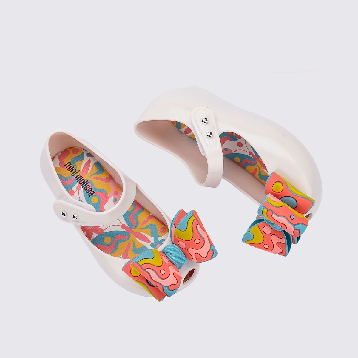 Mini Melissa Ultragirl Wonderland Baby Branco Rosa 36183 Branco 5