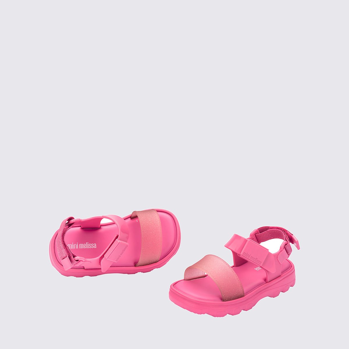 Mini Melissa Kick Off Sandal Baby Rosa Glitter 35935 Rosa 4