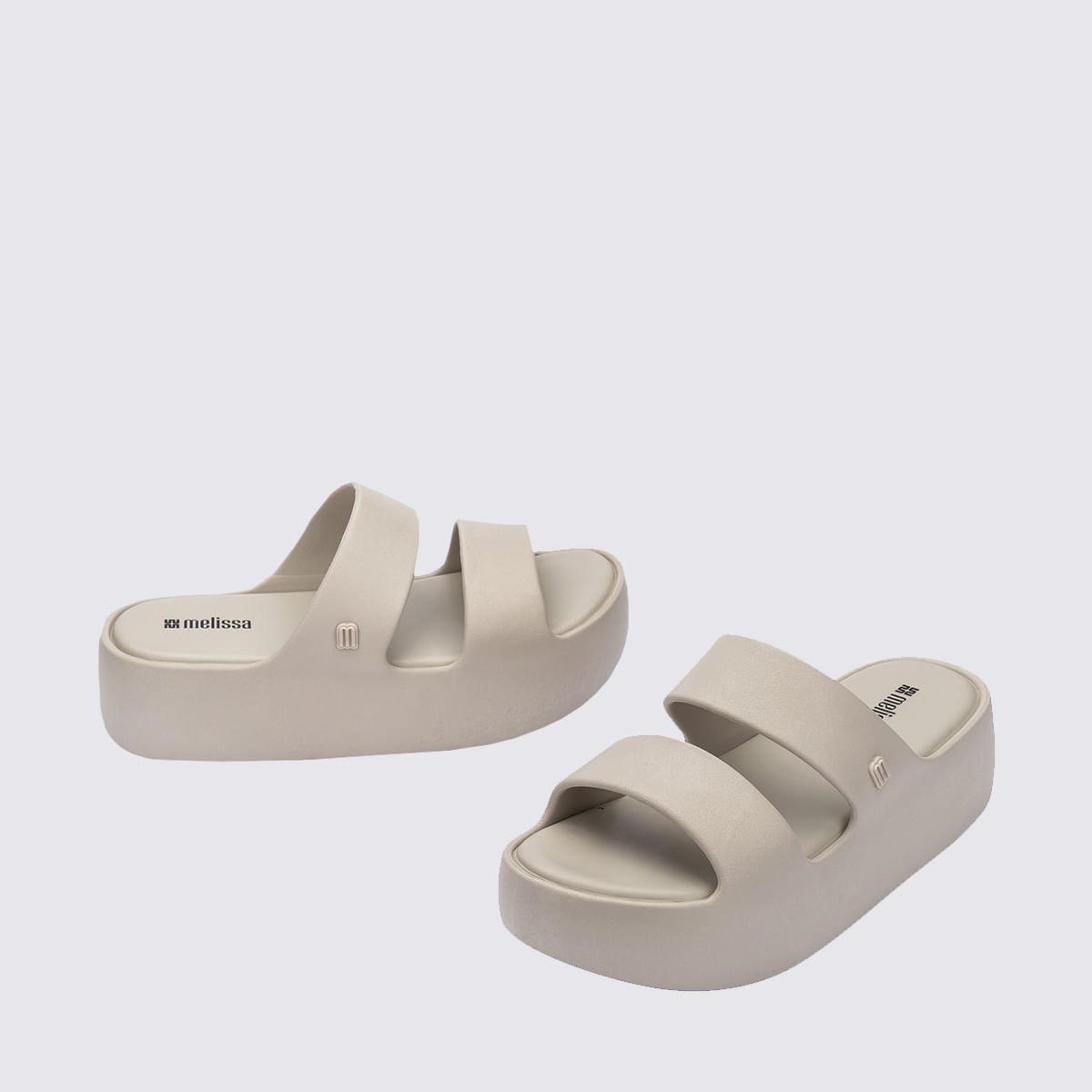 Melissa Free Line Platform Bege 37824 Branco 4