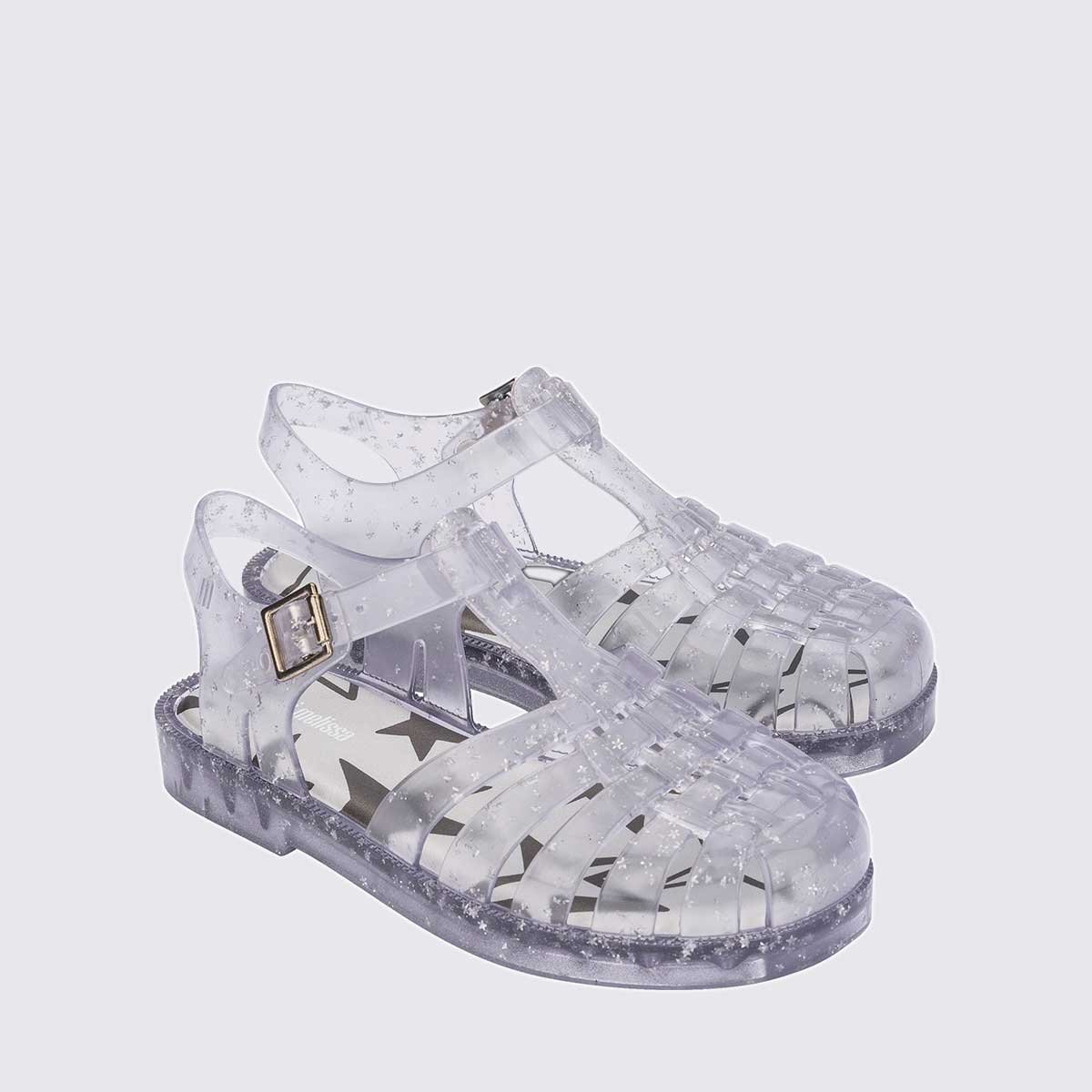 Mini Melissa Possession Shiny Elements Infantil Vidro Glitter 35954 Transparente 3