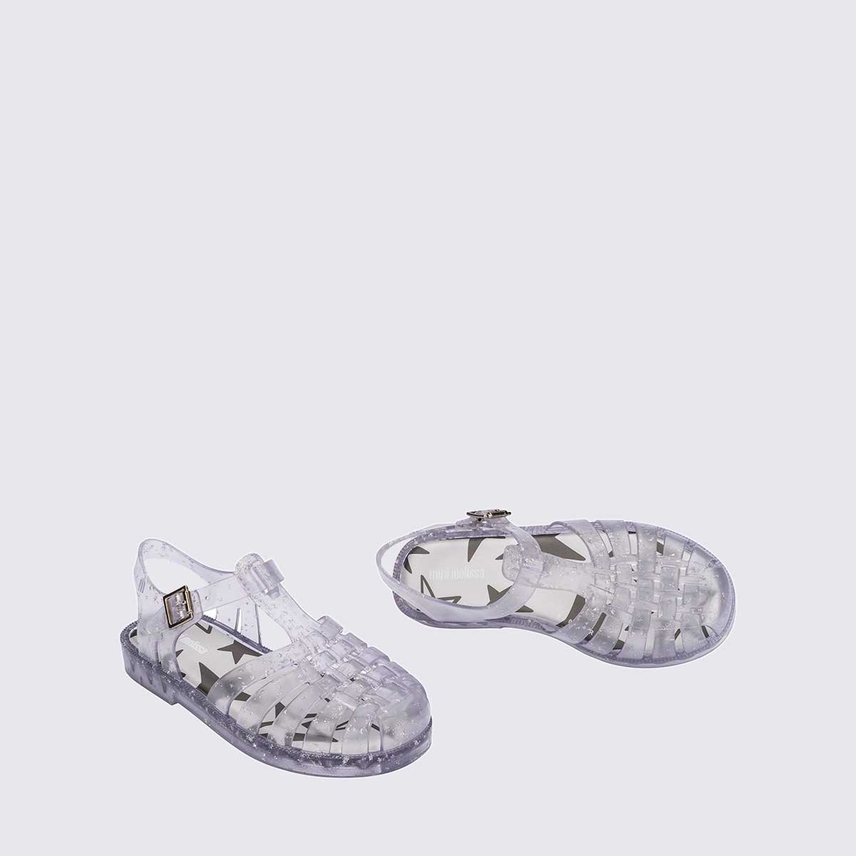 Mini Melissa Possession Shiny Elements Infantil Vidro Glitter 35954 Transparente 4