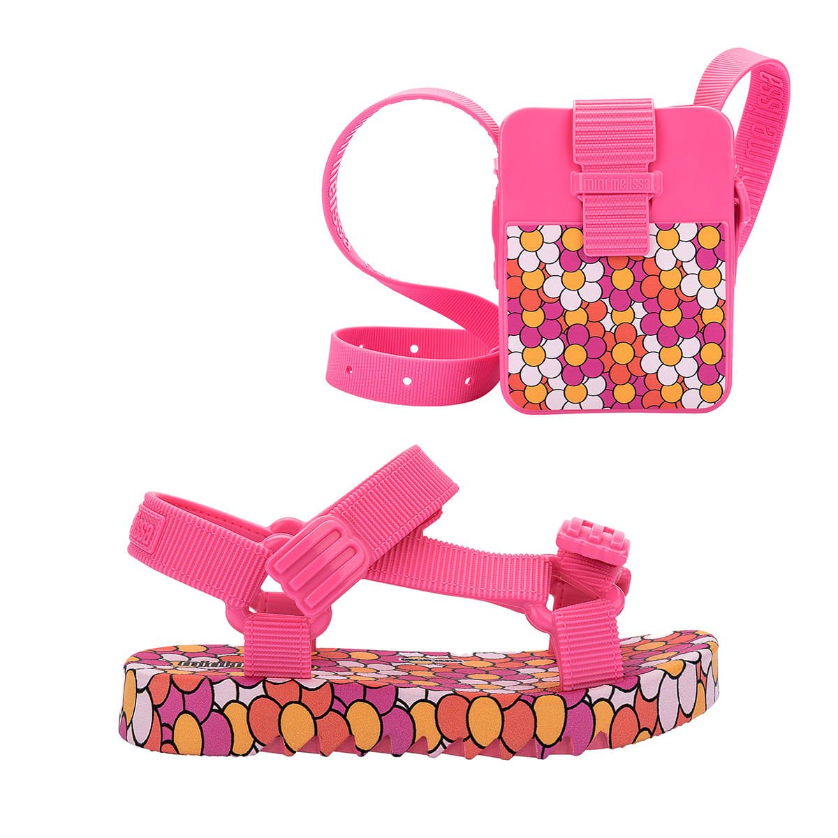 Mini Melissa + Bolsa Playtime Discover Baby Rosa Amarelo 38017