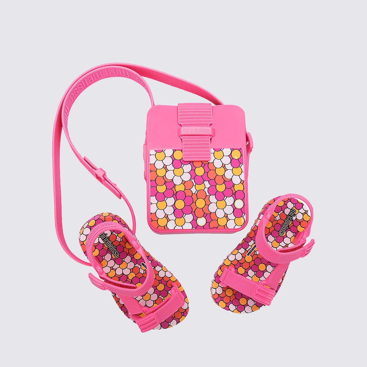 Mini Melissa + Bolsa Playtime Discover Baby Rosa Amarelo 38017 Rosa 3