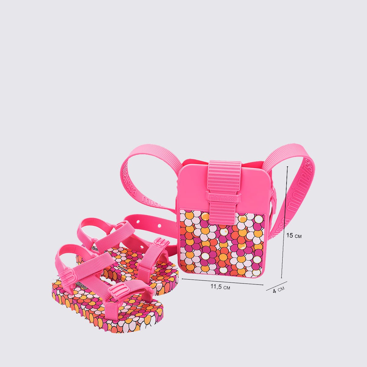 Mini Melissa + Bolsa Playtime Discover Baby Rosa Amarelo 38017 Rosa 6