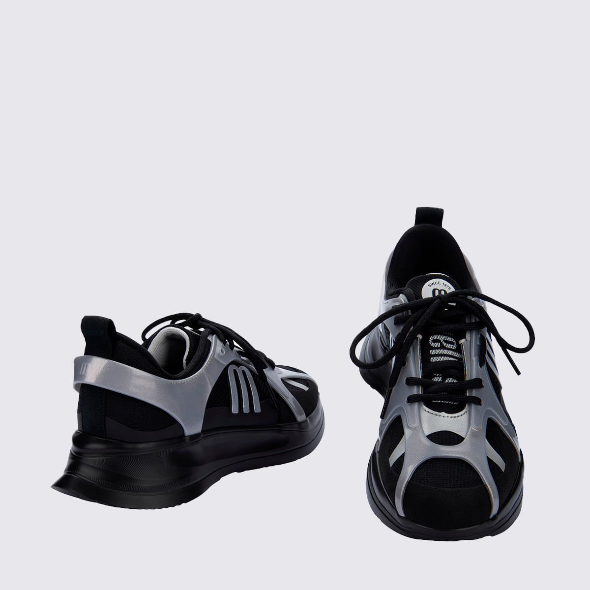 Melissa X Beat I Preto Prata 39505 Preto
