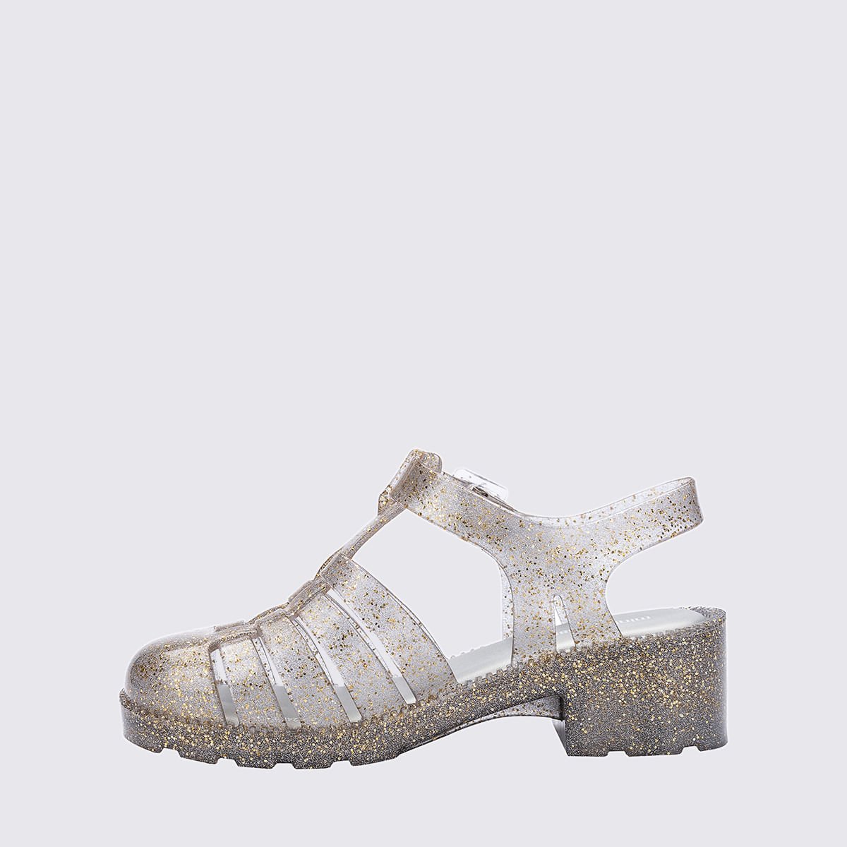 Mini Melissa Possession Heel Infantil Prata Glitter 35950 Prata 2