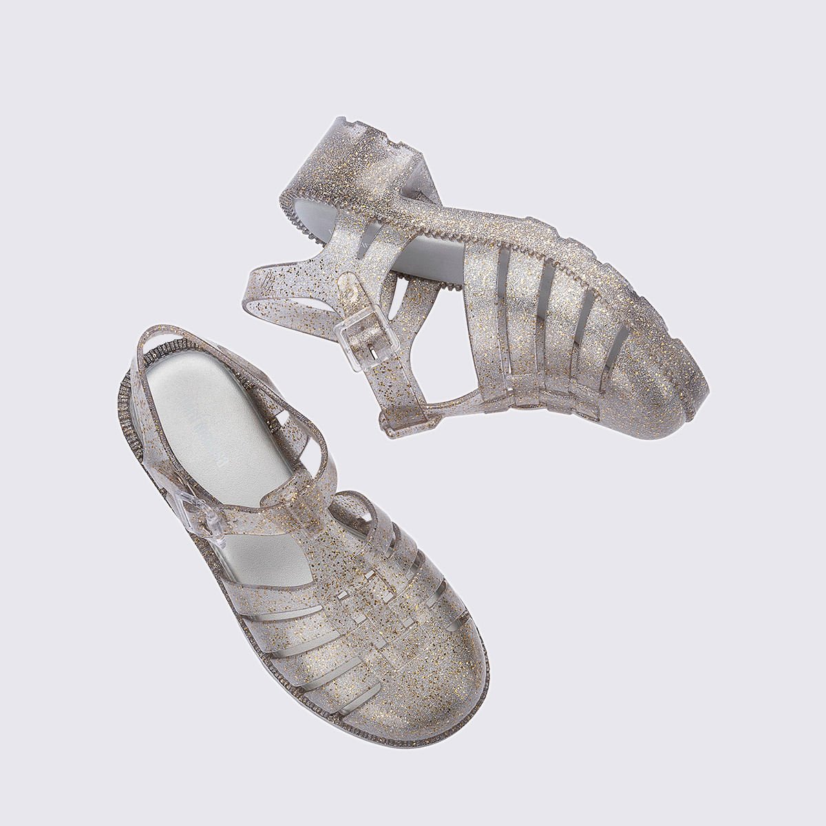 Mini Melissa Possession Heel Infantil Prata Glitter 35950 Prata 4