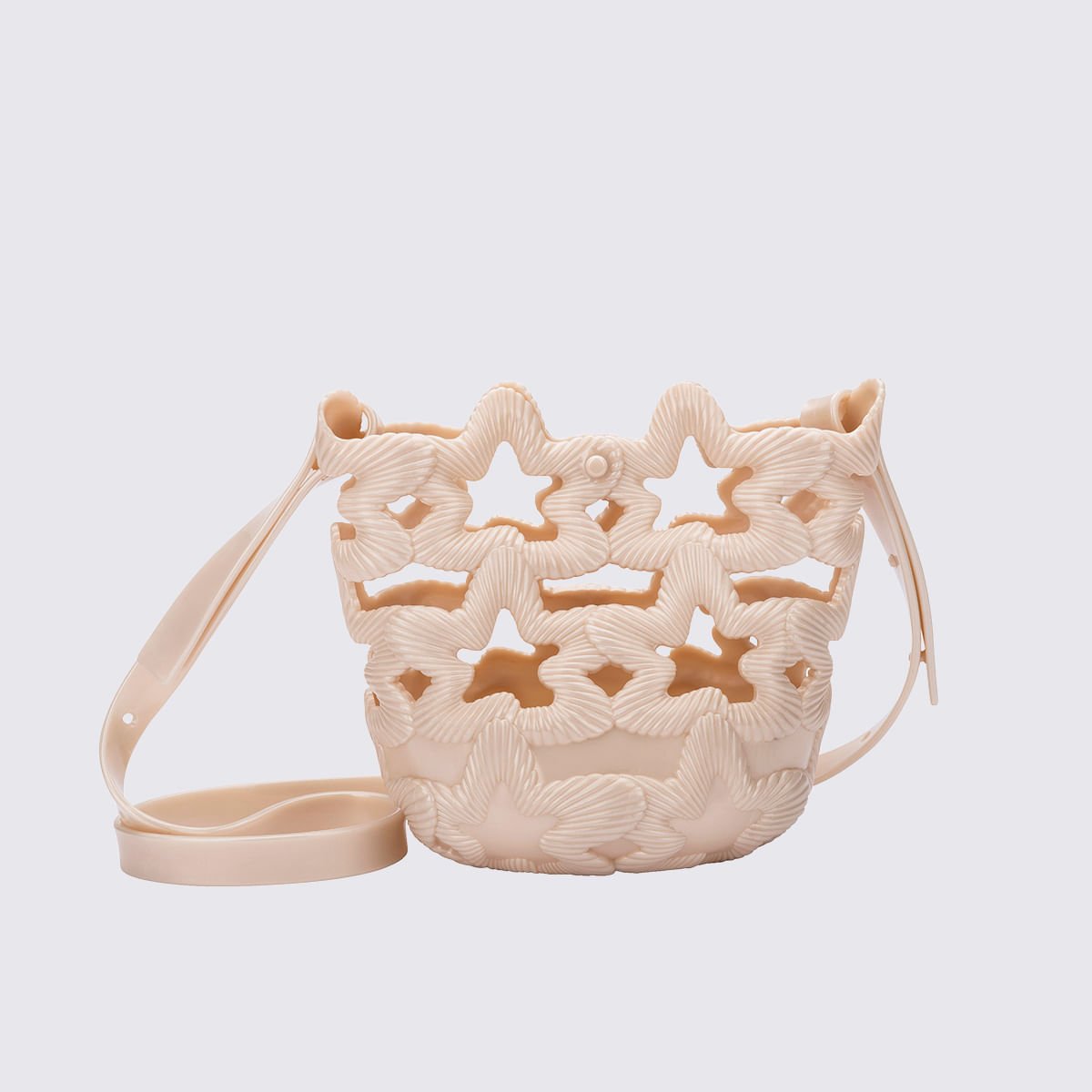 Mini Melissa + Bolsa Luminous Infantil Bege Metalizado Glitter 37866 Bege 4