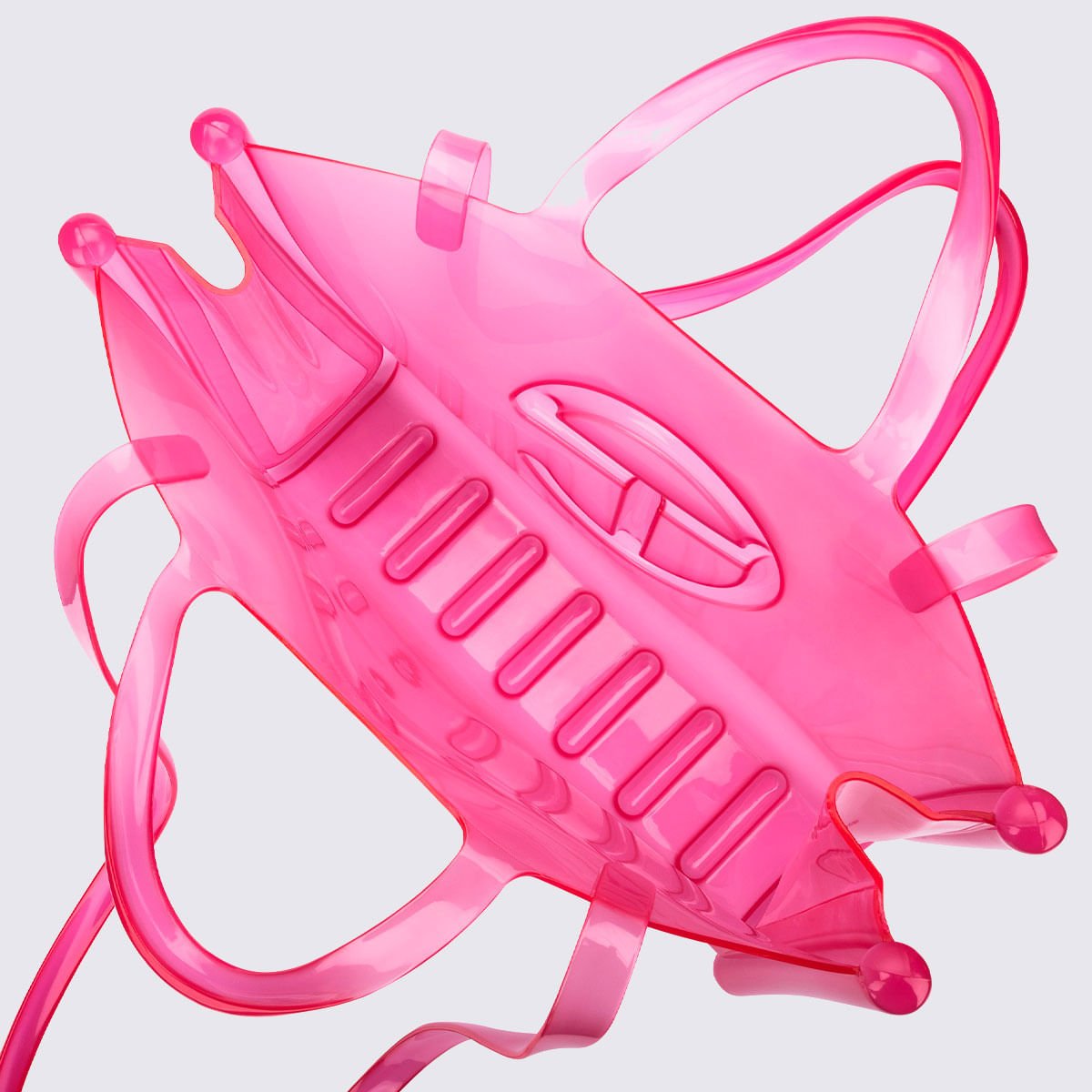 Melissa X Telfar Large Jelly Shopper Rosa Transparente 34405 Rosa