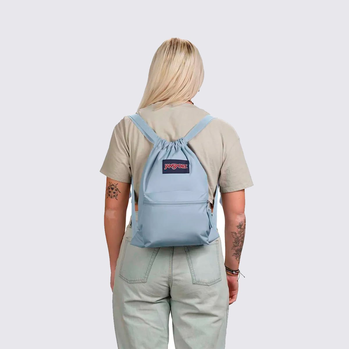 Mochila JanSport Draw Sack Blue Dusk 83LQ7G7 Azul 7