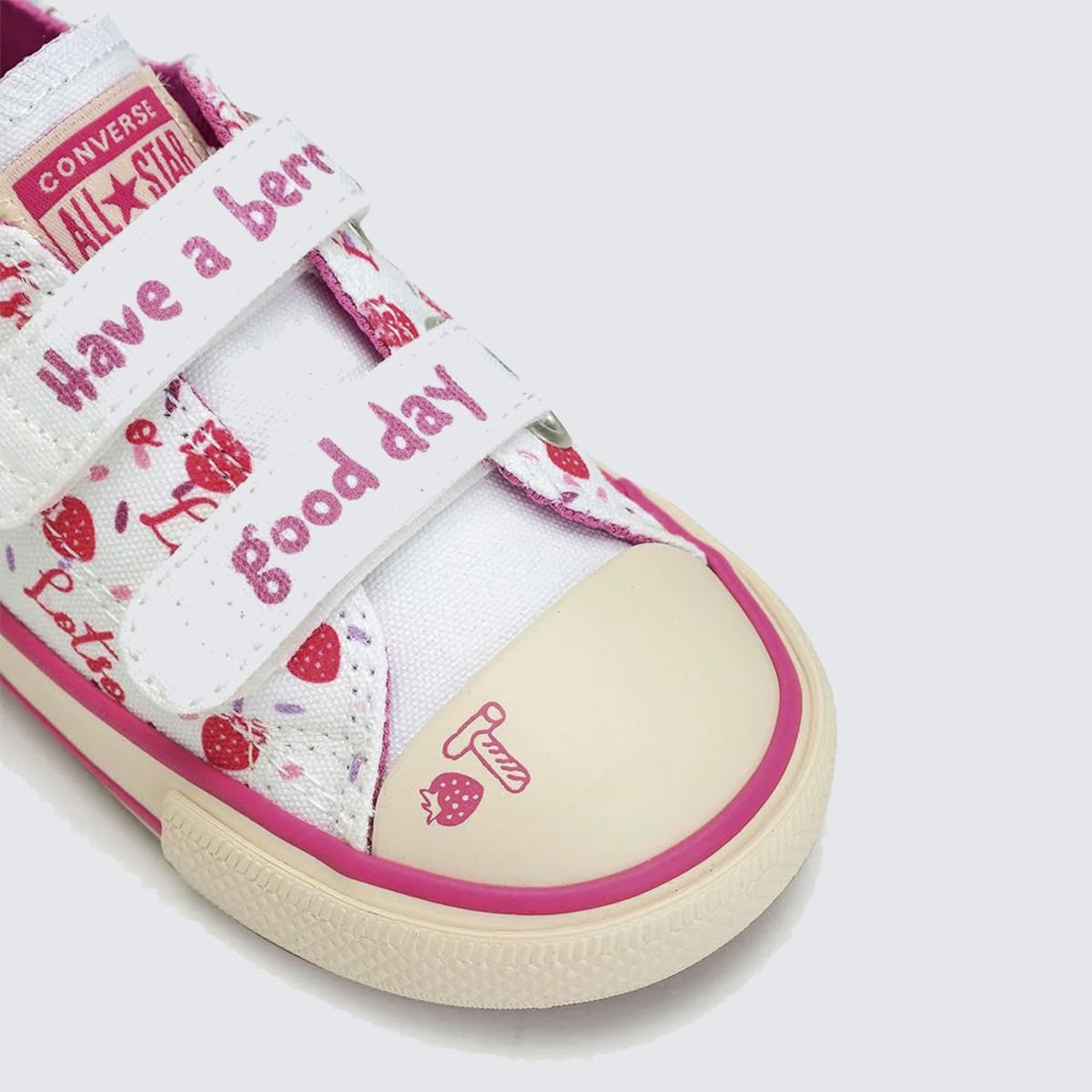 Tênis Converse X Disney Urso Lotso Chuck Taylor All Star 2v CK15380001 Branco/Rosa 3