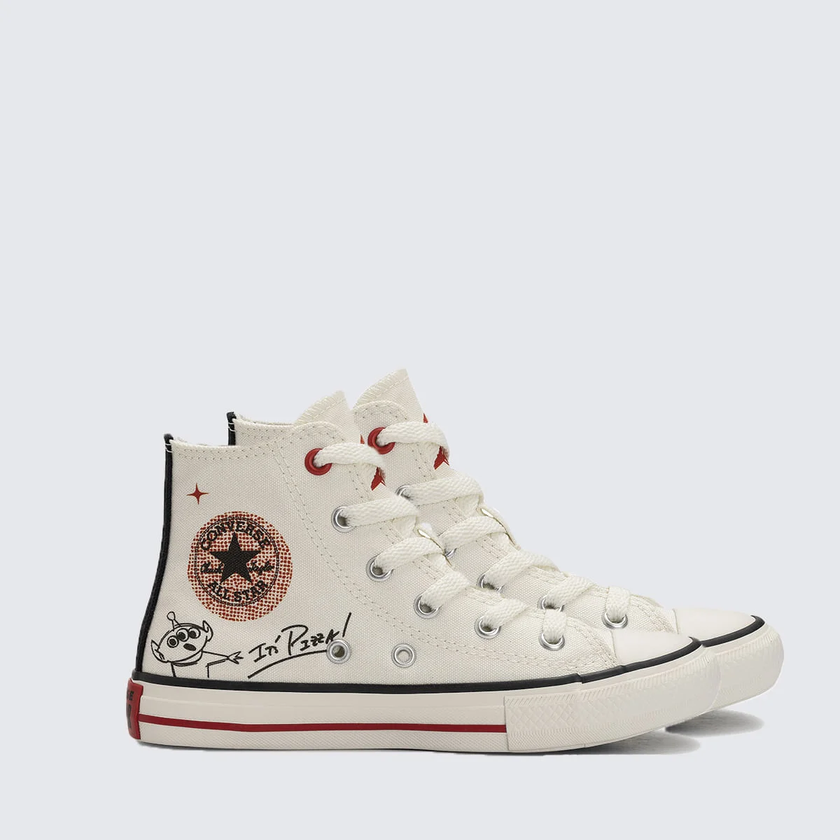 Tênis Converse X Disney Pizza Planet Chuck Taylor All Star CK15400001 Branco 3