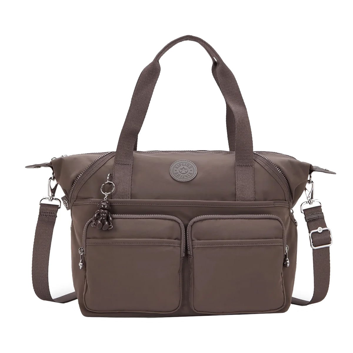 Bolsa Kipling New Art Duo Pocket Marrom I84725GG