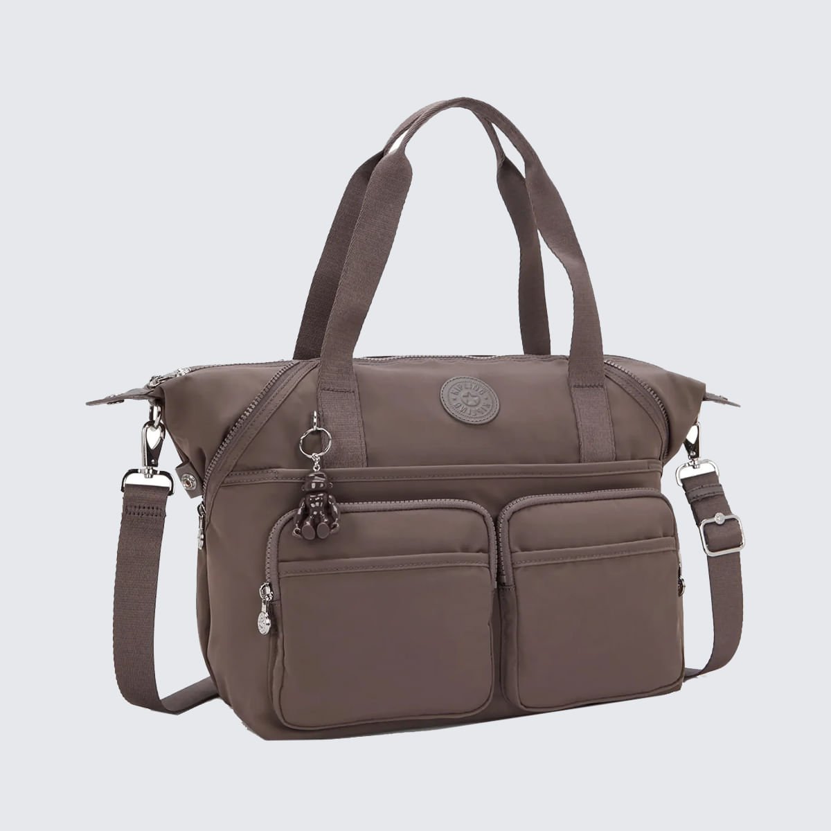 Bolsa Kipling New Art Duo Pocket Marrom I84725GG Marrom 3