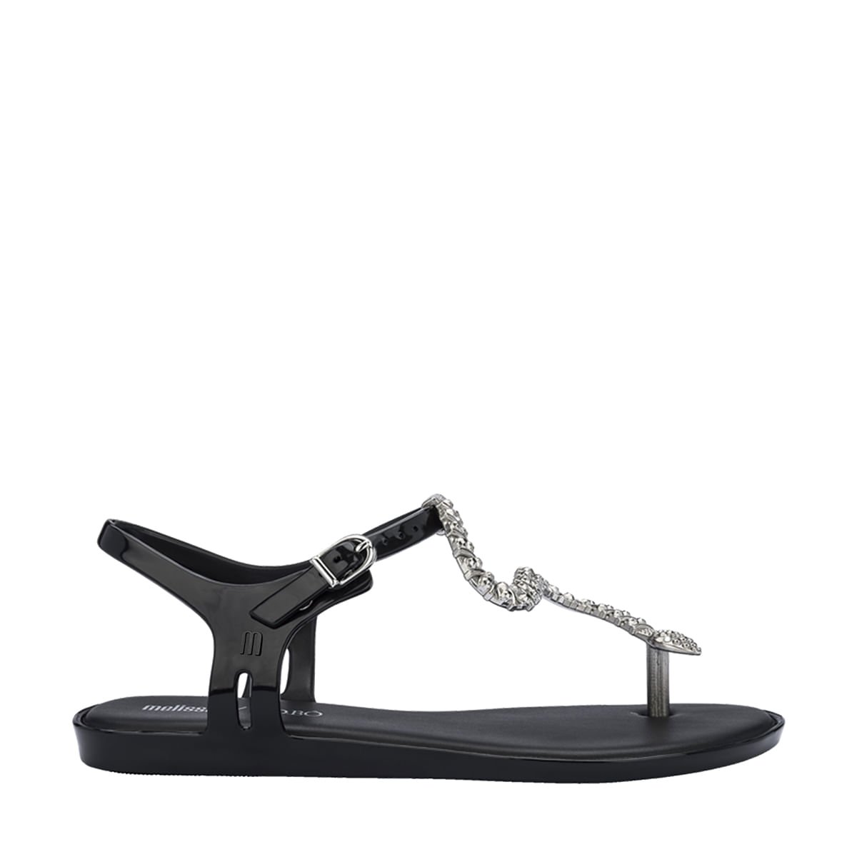 Melissa Solar + Bo.Bô Preto Prata 33283