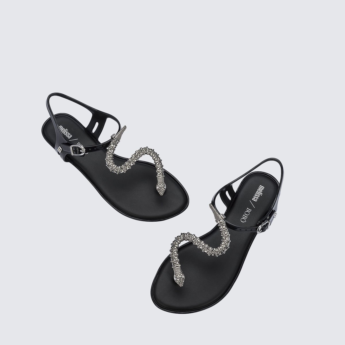 Melissa Solar + Bo.Bô Preto Prata 33283 Preto 5