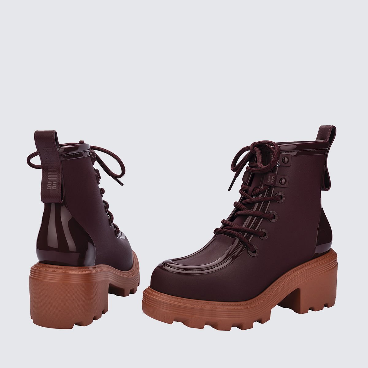 Melissa Track Boot Bordo Laranja 37989 Bordô 4
