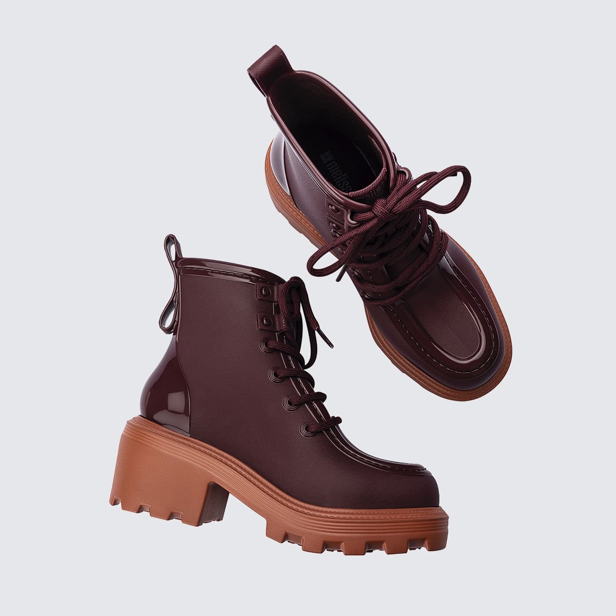 Melissa Track Boot Bordo Laranja 37989 Bordô 5
