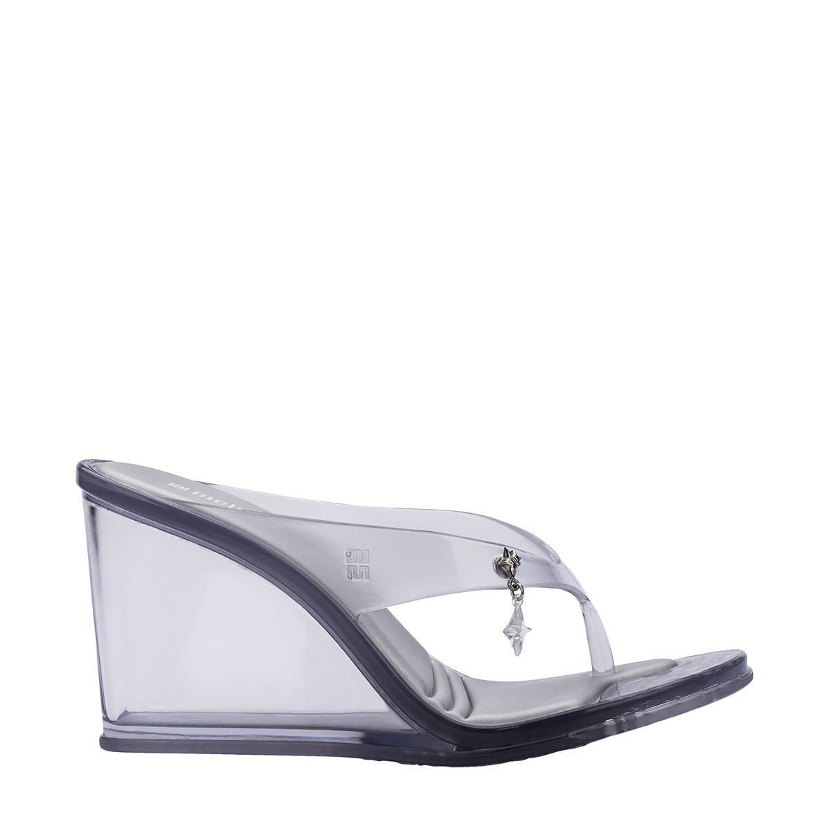 Melissa Nabeela Cinza Transparente 38083