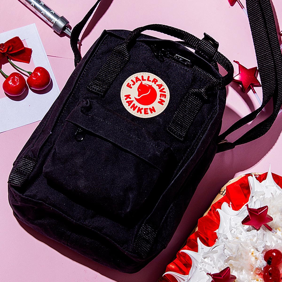 Bolsa Fjällräven Kanken Sling Preto F23797550 Preto 4