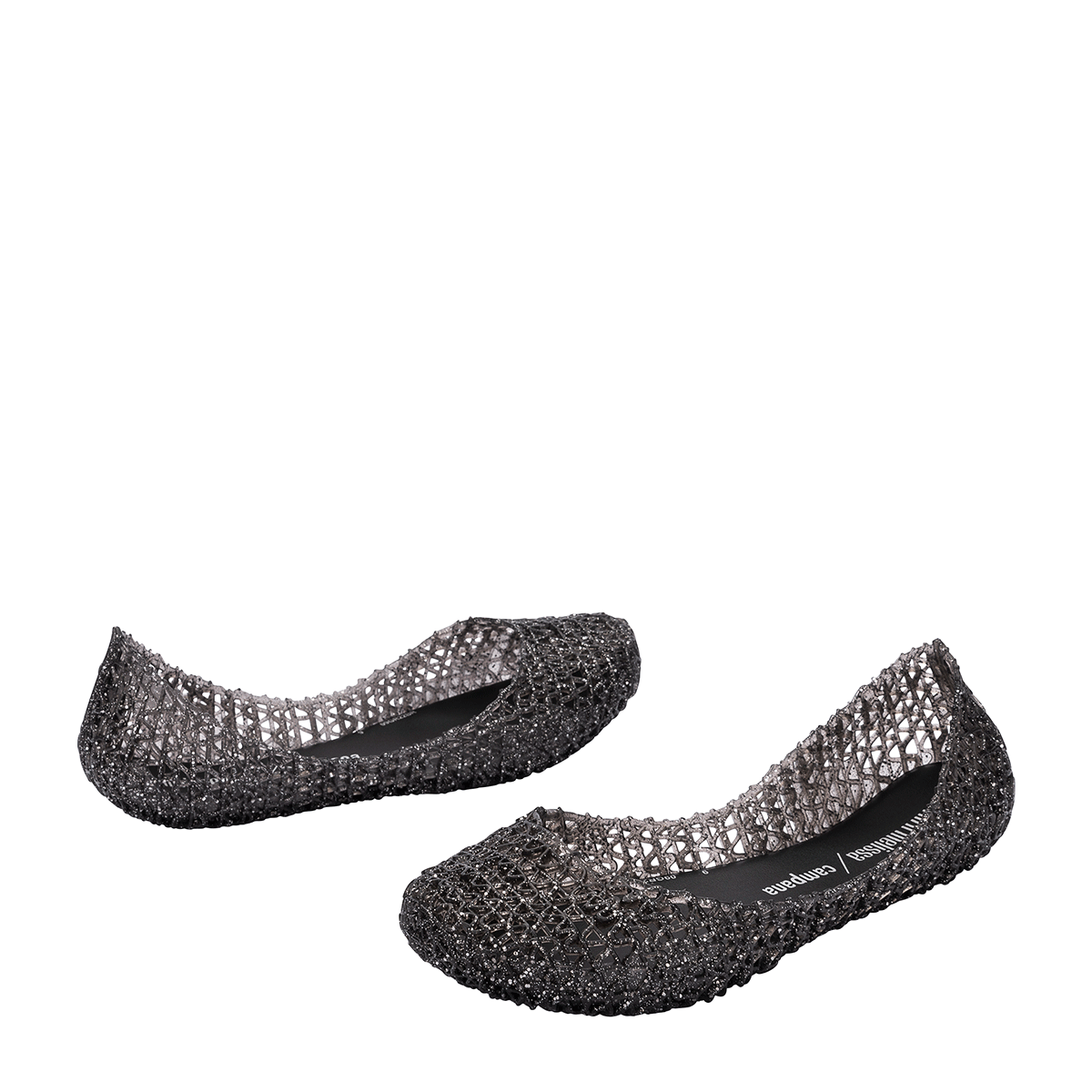 Mini Melissa Campana Papel Preto Glitter 32996PTG Preto 5
