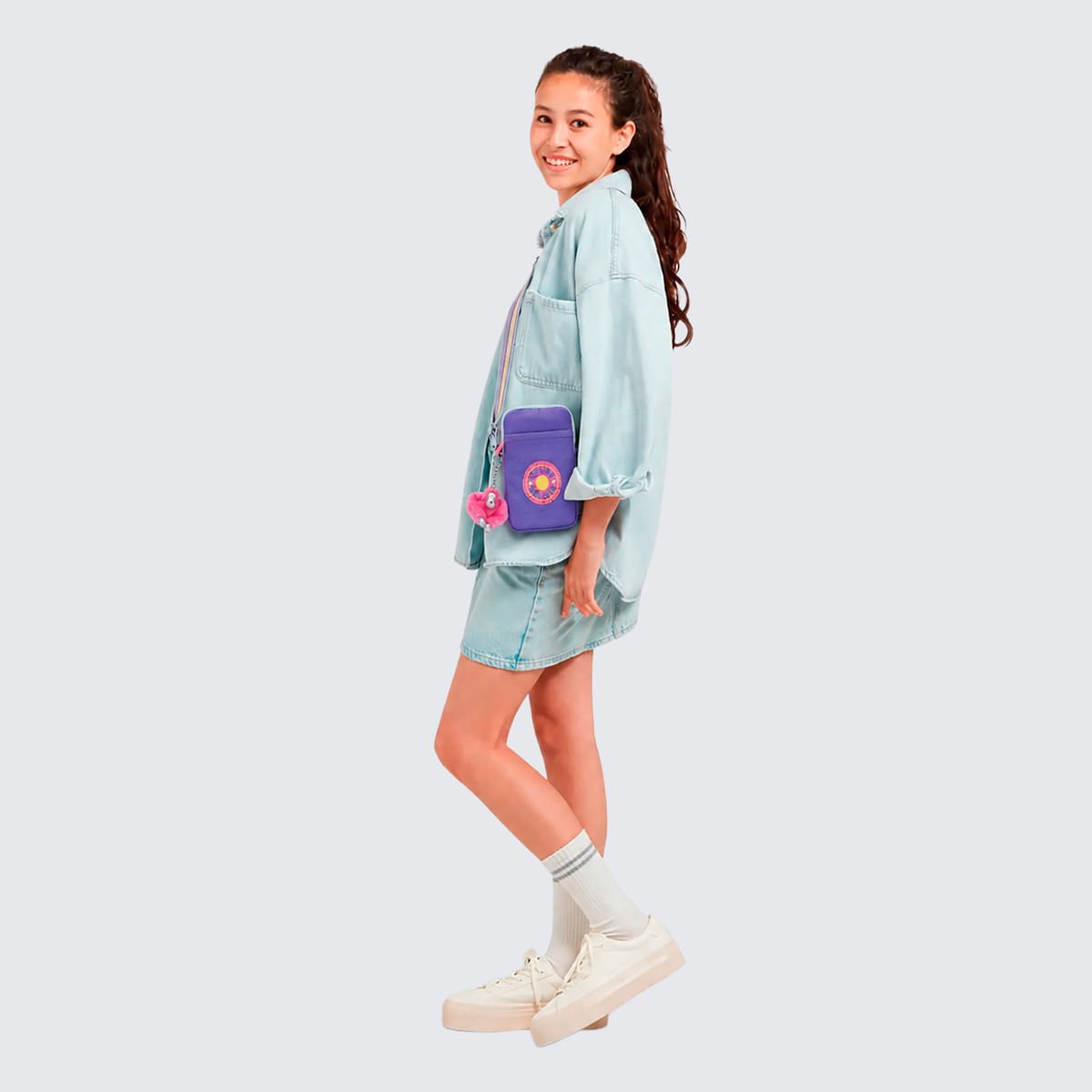 Bolsa Kipling Tally Lilás I65761JA Lilás 4