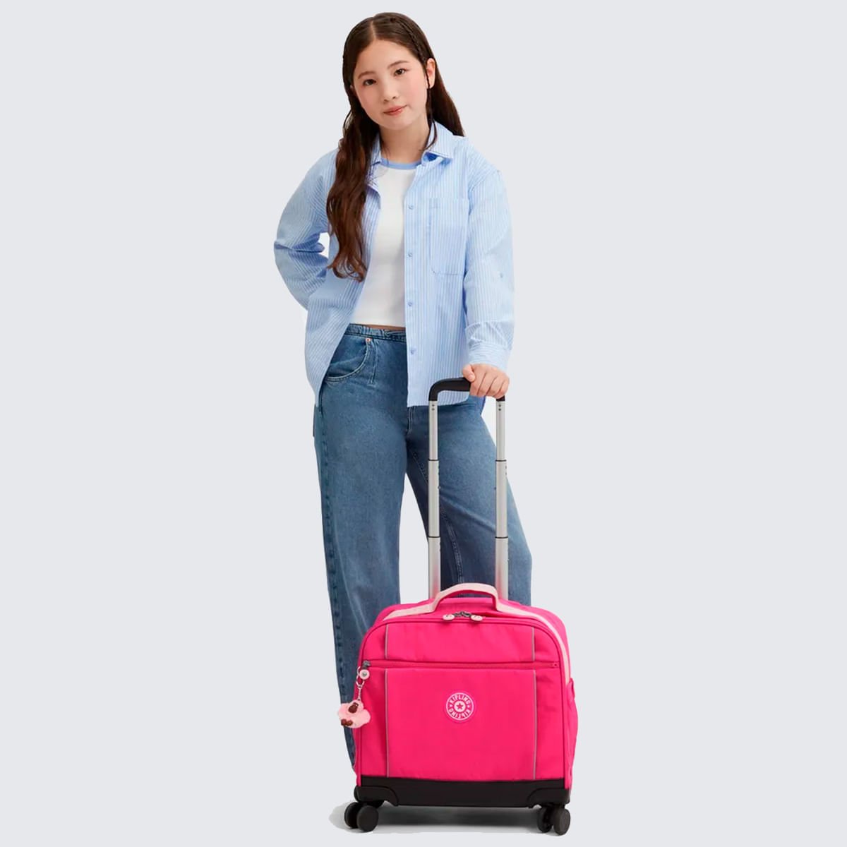 Mala Kipling New Storia Rosa I40502GU Rosa 6